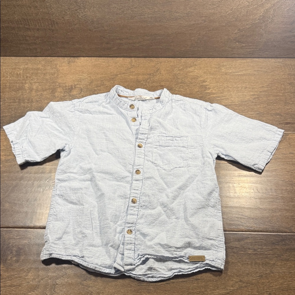 H&M Kids Light Blue Button-Down Shirt